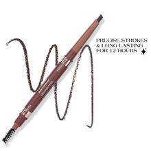 Insight Cosmetics Smudge Free Eyebrow Pencil, 2 In1 Define & Blend,12hrs Long Lasting
