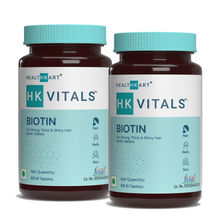 HealthKart HK Vitals Biotin 10000 mcg, for Strong Hair and Glowing Skin, Fights Nail Brittleness