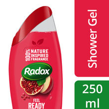 Radox Feel Ready Shower Gel - Pomegranate & Red Apple Scent