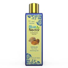Blue Nectar Ayurvedic Cellulite Oil, All Natural Body Massage Oil with Tea Tree Oil & Ginger Oil