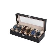 NFI Essentials Elegant Watch Box Organizer Case for Men