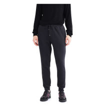 Rare Rabbit Men Ander Black Plain Regular Fit Joggers