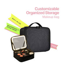 MAKEUP BY SITI Travel Makeup Bag With Led Mirror - Black