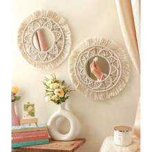 Karighar Artisan Gaze Mirror Set (2 Mirrors)