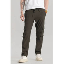 Snitch Olive Corduroy Relaxed Casual Cargo for Men