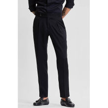 Snitch Black Plain Slim Chinos for Men