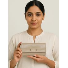 ESBEDA Beige Colour Elegant Refined Finish Wallet For Strap (S)