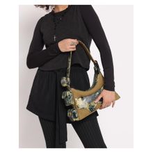 FETTI Muddled 3 Pocket Hand Bag - Oxidized Olive (S)