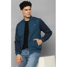 Louis Philippe Men Casual Blue Print Jackets