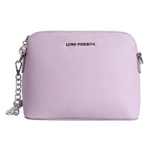 Lino Perros Women's Pink Synthetic Leather Sling Bag