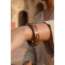 Mitali Jain Brown Axis Wood Bangle (2.4)