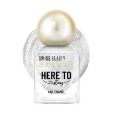 Swiss Beauty Select Here To Stay Nail Enamel - Chunky Silver
