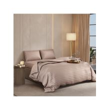 Stoa Paris Date Night Champagne Sateen Quilted Super King Bed Cover Set