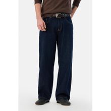 Snitch Mens Navy Blue Denim Loose Casual Jeans