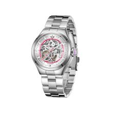 MINI Cooper Women Automatic Silver Dial Silicone Strap Watch-161819A (M)