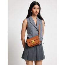 MIRAGGIO Brown Nicole Sling Bag