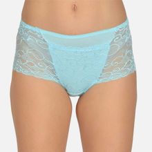 Mod & Shy Women Lace Hipster Brief - Blue