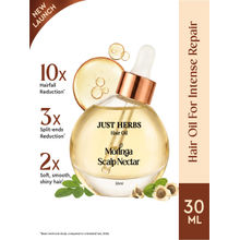 Just Herbs Moringa Scalp Nectar Hair Oil, Non-Sticky, Silicone & Paraben Free