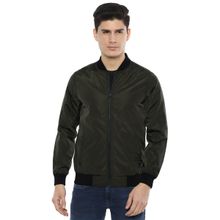 V Dot Solid Black Jacket