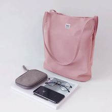NFI essentials Tote Bag for Women with snap Button, Stylish nylon Blend Handbag, Best for Shopping