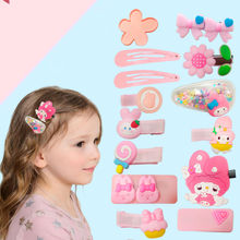 Majestique Multi Shape Kids Hair Clips Set Cute Design Baby Hairpin - 14 Pcs