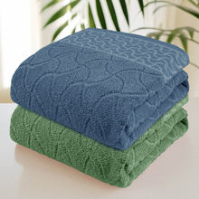 Story@Home Terry Cotton 400 GSM Bath Towel Set (Pack of 2)