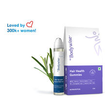Be Bodywise Advanced Hair Growth Pack- 3% Rosemary Hair Growth Serum (Roll-On) & Biotin Hair Gummies