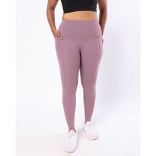 Blissclub Women Pink The Greatest Leggings with 2 Deep Side Pockets