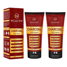Newish Activated Charcoal Face Wash - Pack of 2