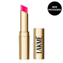 Lakme Unreal 3D Slim Bullet Lipstick, For Glamorous Lips With Added Dimension, Matte, Pink Passion