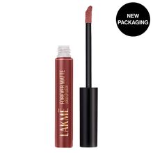 Lakme Forever Matte Liquid Lip Color, 16Hr Lipstick, Lightweight & Transferproof - Brown Sheer