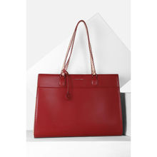 Allen Solly Women Casual Textured Red Handbag