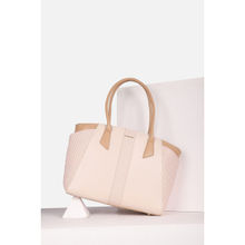 Allen Solly Women Formal Printed Beige Handbag