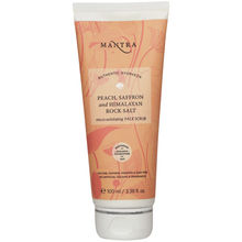 Mantra Herbal Peach, Saffron & Himalayan Rock Salt Micro Exfoliating Face Scrub