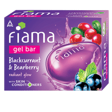 Fiama Blackcurrant & Bearberry Gel Bar for Radiant Glowing & Hydrating Skin, Soft & Happy Skin