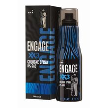 Engage XX3 Cologne Perfume Spray For Men, Spicy & Woody, No Gas, Long Lasting