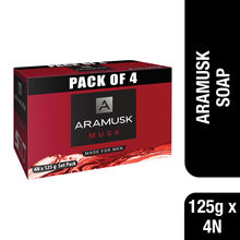 Aramusk Musk Soap For Men - Pack of 4