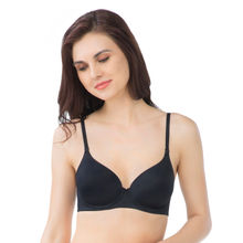 Amante Smooth Moves Padded Wired T-Shirt Bra - Black