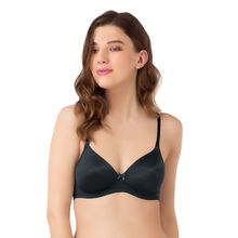 Amante Smooth Charm Black Padded Non-Wired T-Shirt Bra