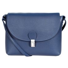 Lino Perros Blue Faux Leather Sling Bag