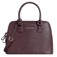 Lino Perros Brown Faux Leather Handbag