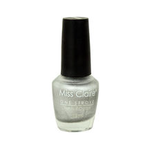 Miss Claire One Stroke Nail Polish - Crack Silver