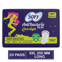 Sofy Anti-bacteria Overnight XXL Sanitary Pads (Pack of 20)