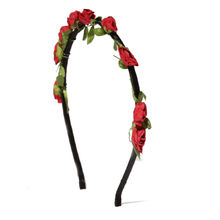 Toniq Ecstasy Red Floral Hair Band