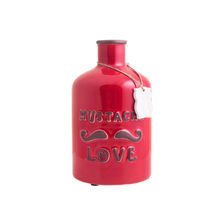 Chumbak Mustache Love Vase - Red
