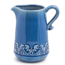 Chumbak Vintage Blue Pitcher Vase