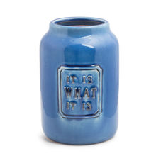 Chumbak It Is What It Is Vase - Blue