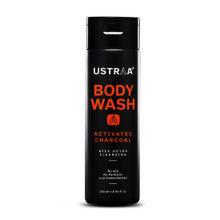 Ustraa Activated Charcoal Body Wash For Deep Detox Cleansing