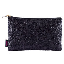 Nykaa Bling It On! Mini Travel-Size Makeup Pouch - Noir Glimmer