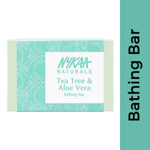 Nykaa Naturals Tea Tree & Aloe Vera Moisturising Bathing Soap